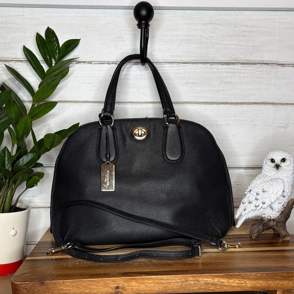 Vintage Coach Black Satchel